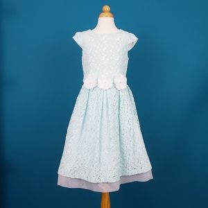 🆕️🎈😊 LITTLE ANGELS by US Angels Organza Lace Dress // (CHILD) // (NWT)